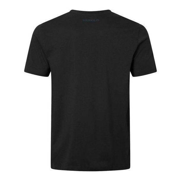 H�rkila Logo Brand S/S T-Shirt Anthracite/Sea Blue