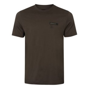 H�rkila Logo Brand S/S T-Shirt Shadow Brown/Tarmac