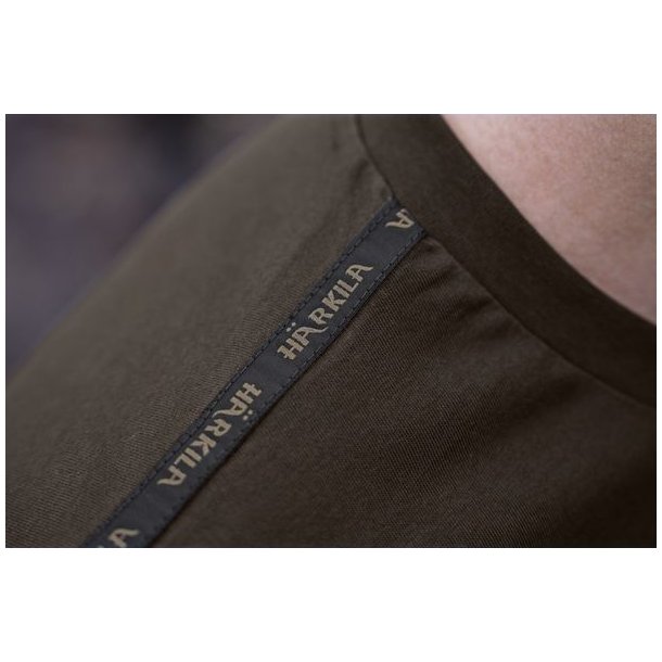 H�rkila Logo Brand S/S T-Shirt Shadow Brown/Tarmac