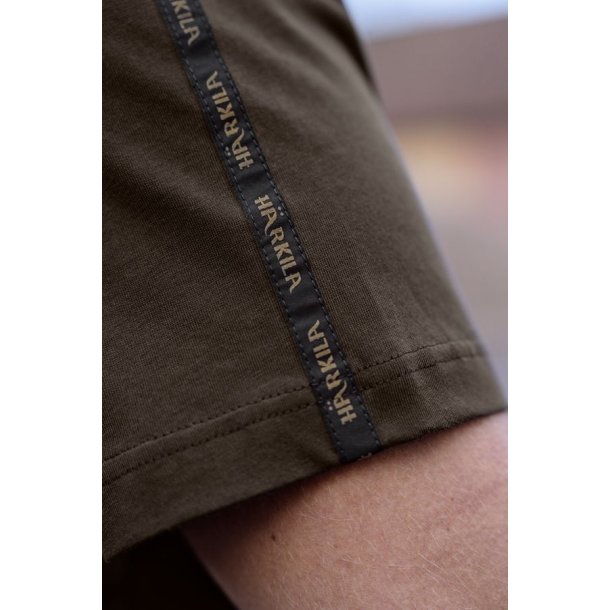 H�rkila Logo Brand S/S T-Shirt Shadow Brown/Tarmac
