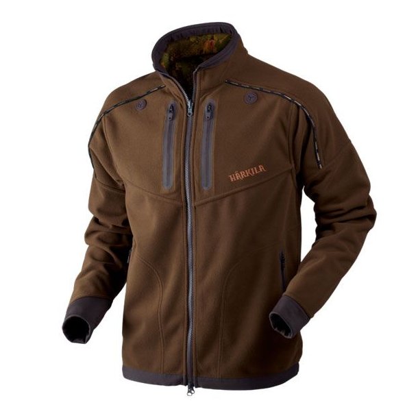 Hrkila Lynx Reversible Fleece Jakke Willow Green/AXIS MS