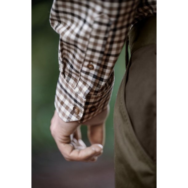 H�rkila Milford Skjorte Blue/Beige Check