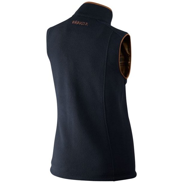 H�rkila Sandhem Fleece Vest W Dark Navy Melange