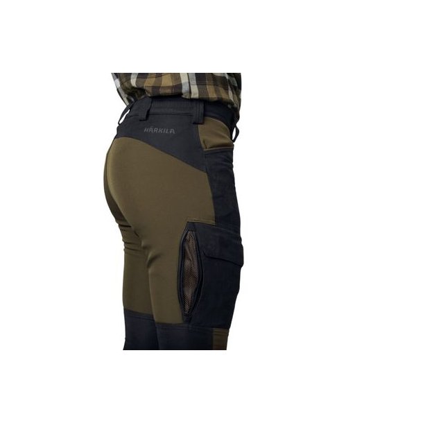 H�rkila Scandinavian Trousers W Willow Green/Deep Well Purple