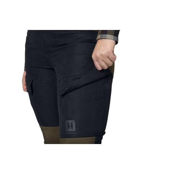 H�rkila Scandinavian Trousers W Willow Green/Deep Well Purple