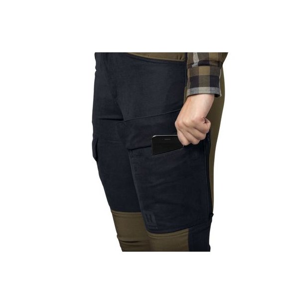 H�rkila Scandinavian Trousers W Willow Green/Deep Well Purple