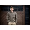 H�rkila Vincent Merino Pullover med Halv Lynl�s Dark Sand