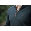 H�rkila Vincent Merino Pullover med Halv Lynl�s Dark Navy
