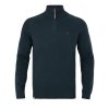 H�rkila Vincent Merino Pullover med Halv Lynl�s Dark Navy