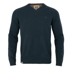 H�rkila Vincent Merino V-Neck Pullover Dark Navy
