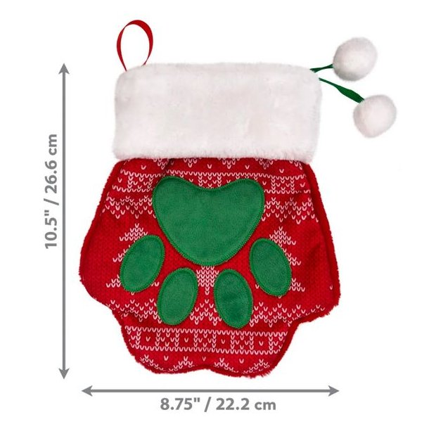 Kong Holiday Stockings Paw 26,5x22x3cm