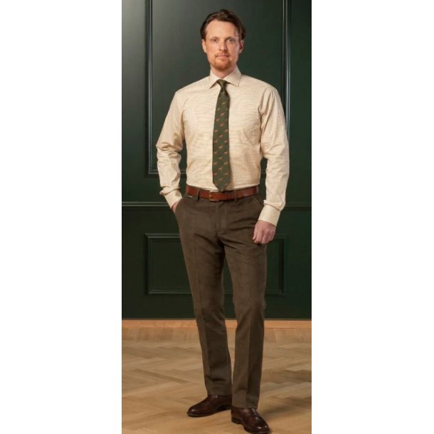 Laksen Belgravia Moleskin Trousers Loden