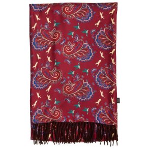 Laksen Game Scarf Wool/ Silk Two Face