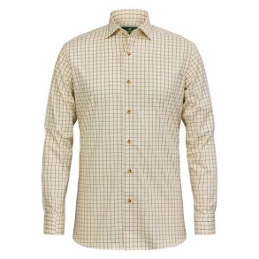 Laksen Leif Sporting Stretch Shirt Loden Green / Rusty