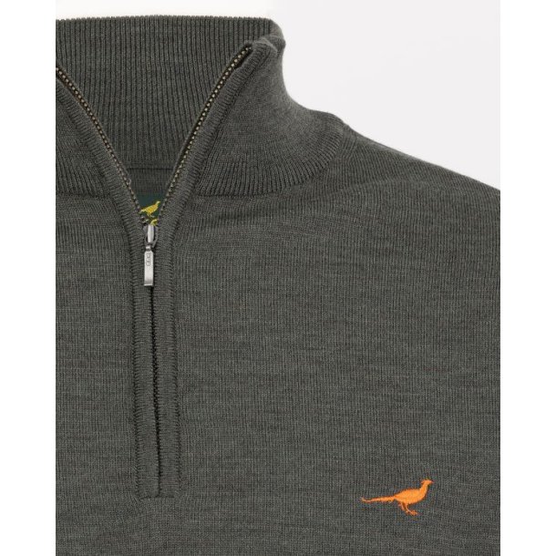 Laksen Norfolk Zip-Neck Loden Green