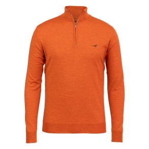 Laksen Norfolk Zip-Neck Orange
