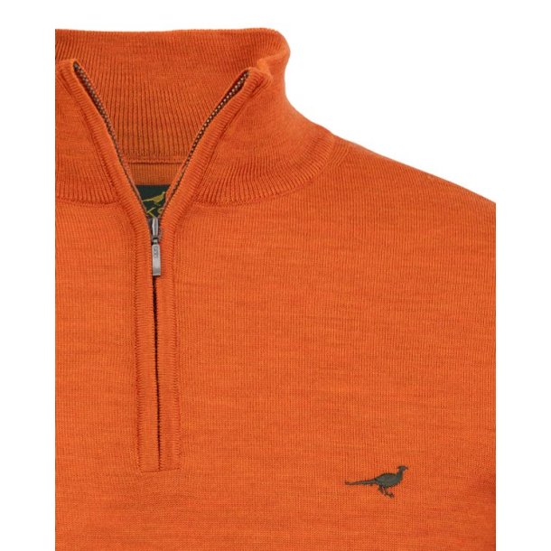 Laksen Norfolk Zip-Neck Orange
