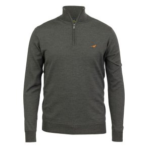 Laksen Norfolk Zip-Neck Loden Green
