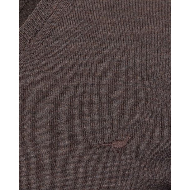 Laksen Sussex V-Neck Chocolate