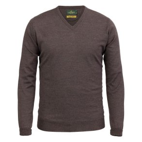 Laksen Sussex V-Neck Chocolate