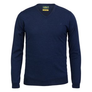 Laksen Sussex V-Neck French Blue