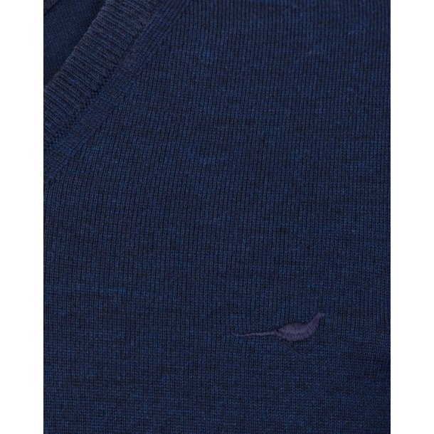 Laksen Sussex V-Neck French Blue