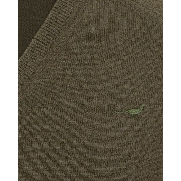 Laksen Trent V-Neck Olive
