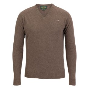 Laksen Trent V-Neck Camel