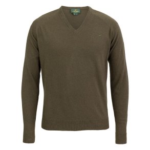 Laksen Trent V-Neck Olive