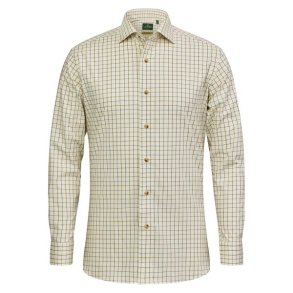 Laksen Viggo Sporting Stretch Shirt French Blue / Olive