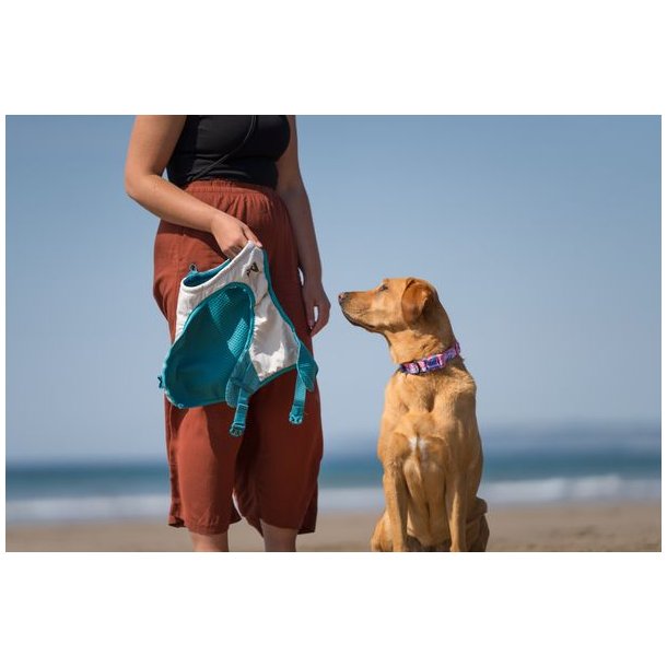 Non-Stop dogwear Cooling Pull-on Vest Light Gray/ Teal
