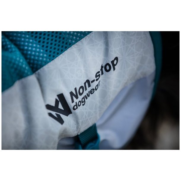 Non-Stop dogwear Cooling Pull-on Vest Light Gray/ Teal