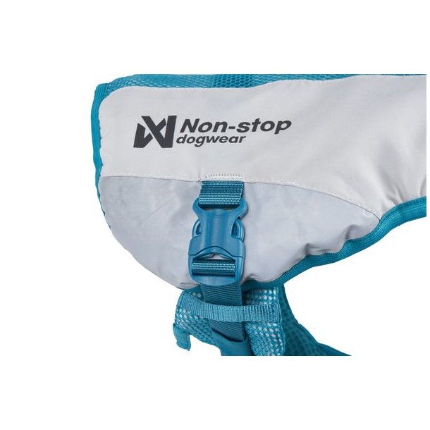 Non-Stop dogwear Cooling Pull-on Vest Light Gray/ Teal