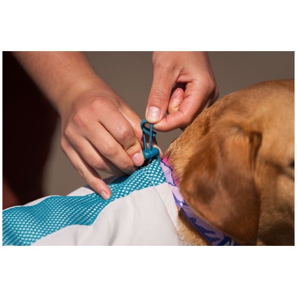 Non-Stop dogwear Cooling Pull-on Vest Light Gray/ Teal