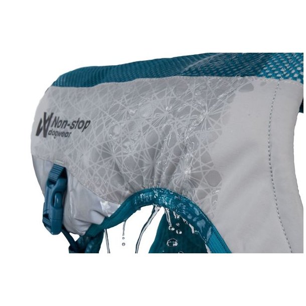 Non-stop dogwear Cooling vest Light gray / teal