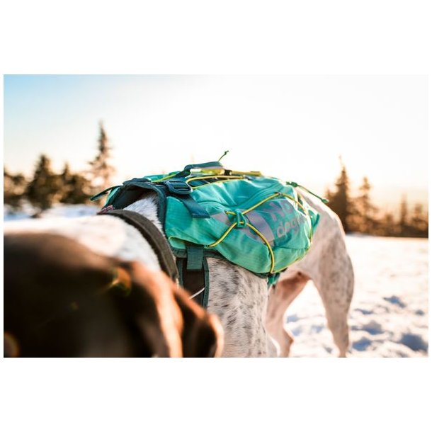 Non-stop dogwear Trail Light Dog Backpack Teal