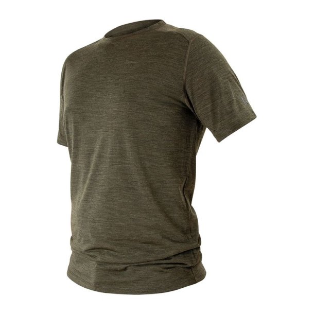 Nordhunt Dothan Merino T-Shirt Green Melange