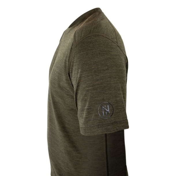 Nordhunt Dothan Merino T-Shirt Green Melange