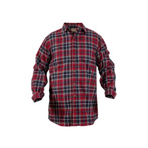 Nordhunt Nebraska Flannel Skjorte Navy / Red