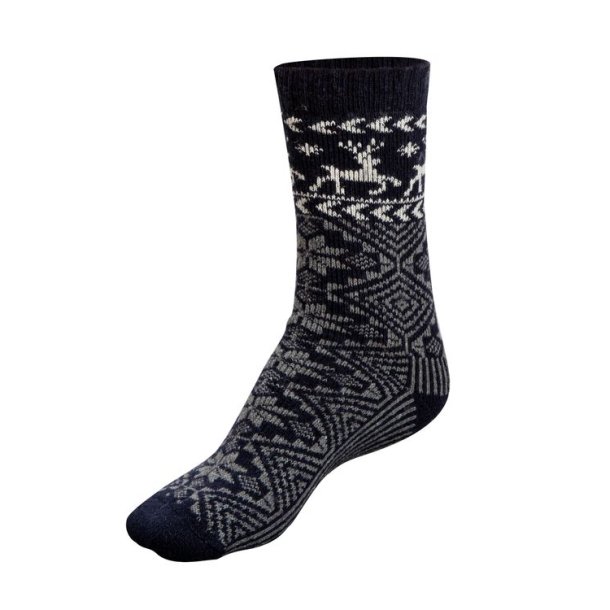 Nordhunt Norwegian Wool Sock Black