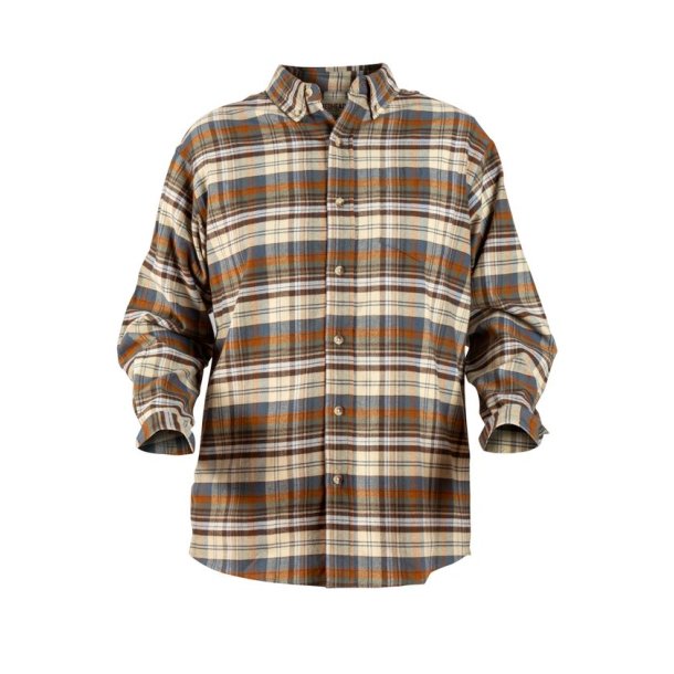 Nordhunt Oklahoma Flannel Skjorte Beige / Blue