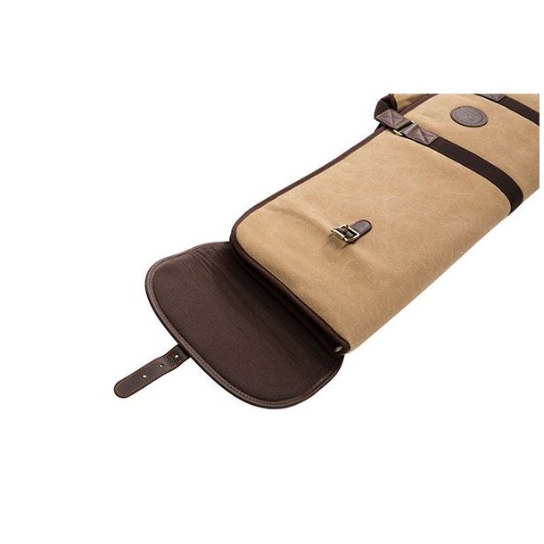 Nordhunt Riffelfoderal Canvas/Lder Safari 132cm