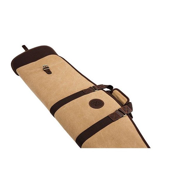 Nordhunt Riffelfoderal Canvas/Lder Safari 132cm