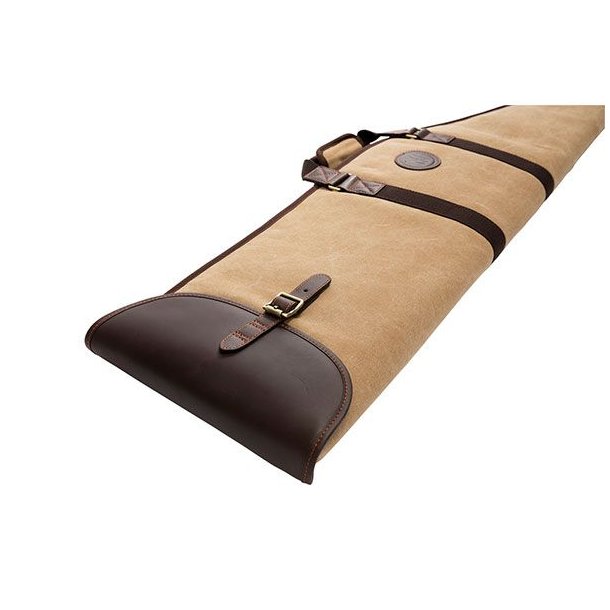 Nordhunt Riffelfoderal Canvas/Lder Safari 132cm