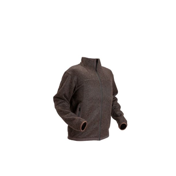 Nordhunt Shamrock Wool Cardigan Brown