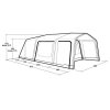 Outwell Boston 6 Air TC 6 Pers. Telt Brown