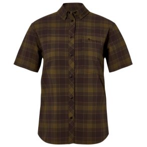 Pinewood Abisko Trekking S/S Shirt W D.Olive/D.Sandstone