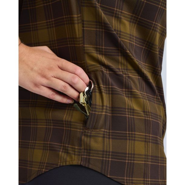 Pinewood Abisko Trekking S/S Shirt W D.Olive/D.Sandstone