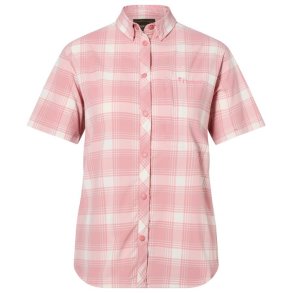 Pinewood Abisko Trekking S/S Shirt W L.Pink/White