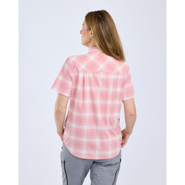Pinewood Abisko Trekking S/S Shirt W L.Pink/White
